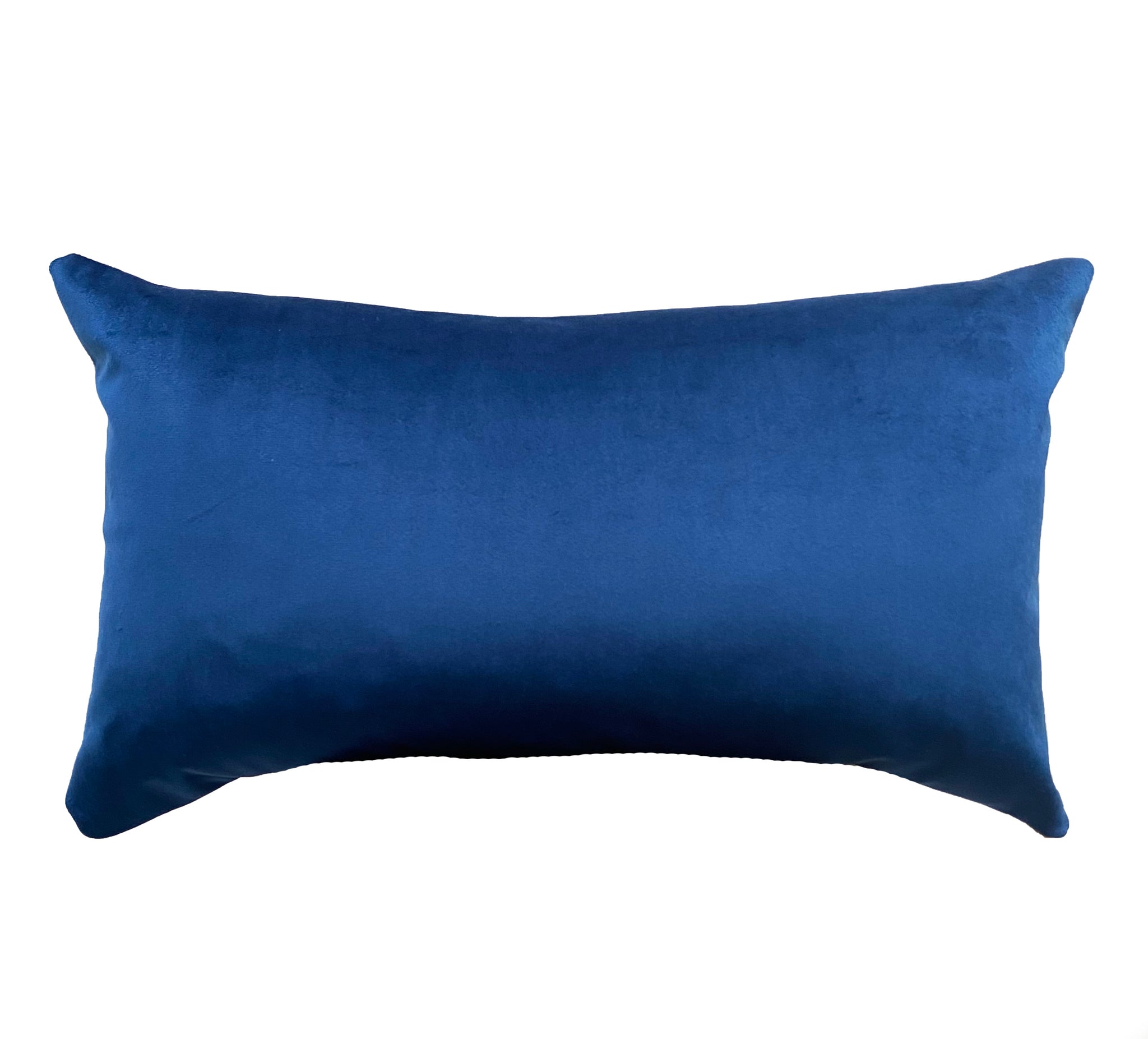 Cobalt blue velvet pillow best sale